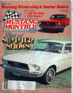 MUSTANG MONTHLY 1984 NOV - DAN GERBER, KINGSPORT